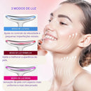 Massageador Facial e Pescoço 4 em 1 — Calor, LED, Microcorrente e Vibração