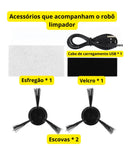 🌸 Robô Aspirador 3-em-1