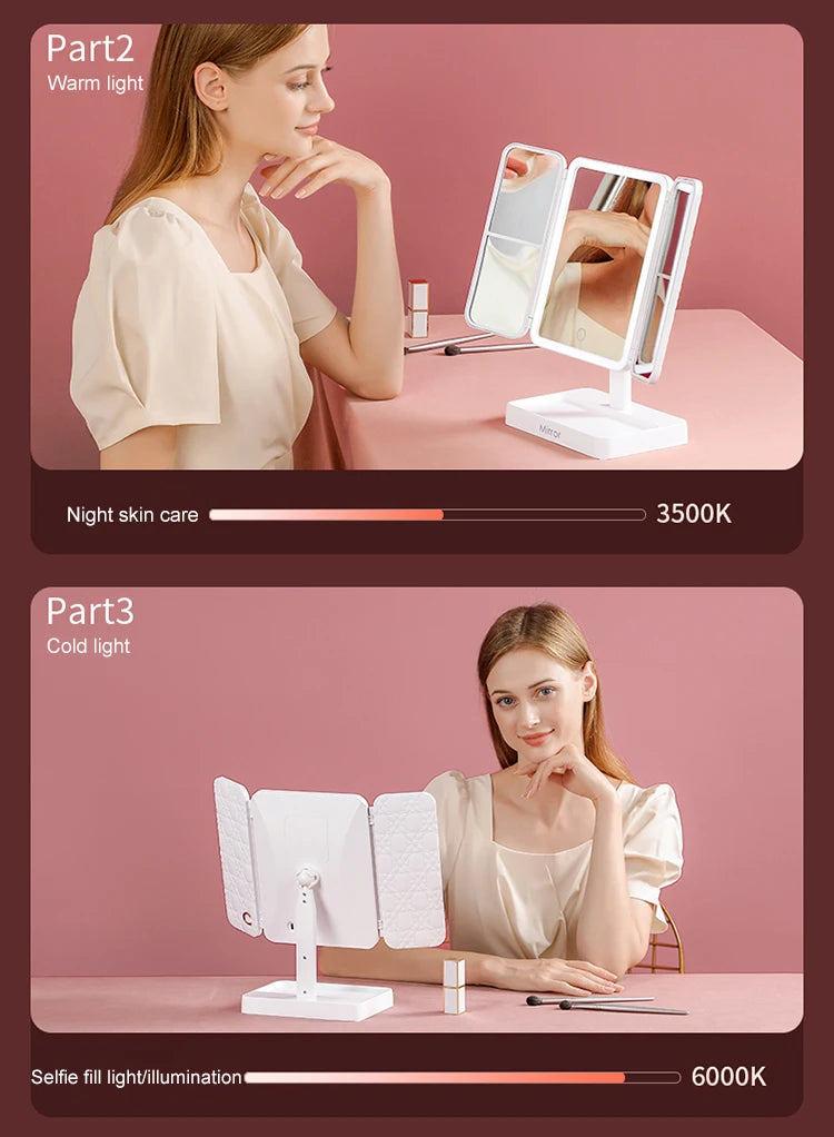 Espelho de Maquiagem Zoom 2X / 3X