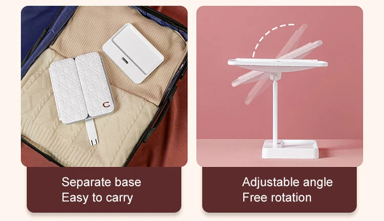 Espelho de Maquiagem Zoom 2X / 3X